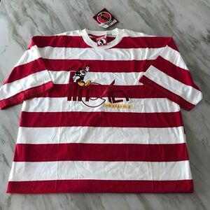 Vintage Striped Mickey Mouse Shirt